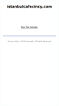 Mobile Screenshot of istanbulcafecincy.com
